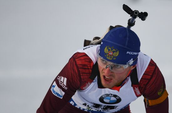 Biathlon World Cup 6. Men's mass start
