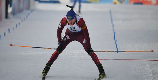 Biathlon World Cup 6. Men's mass start