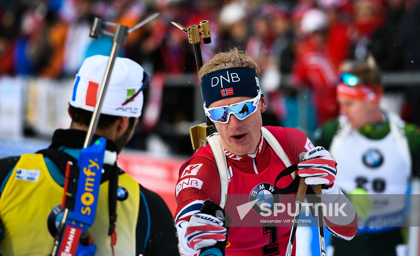 Biathlon World Cup 6. Men's mass start