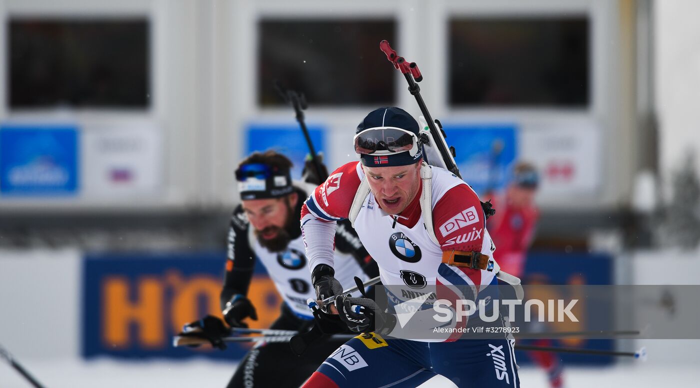 Biathlon World Cup 6. Men's mass start