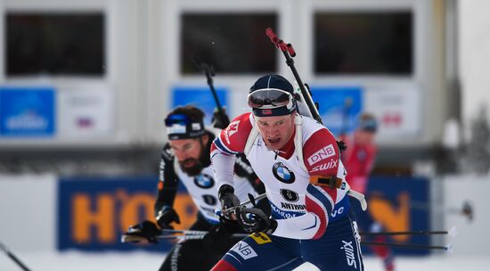 Biathlon World Cup 6. Men's mass start
