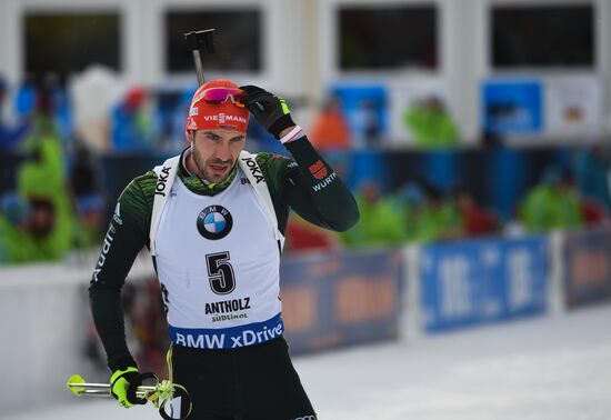 Biathlon World Cup 6. Men's mass start