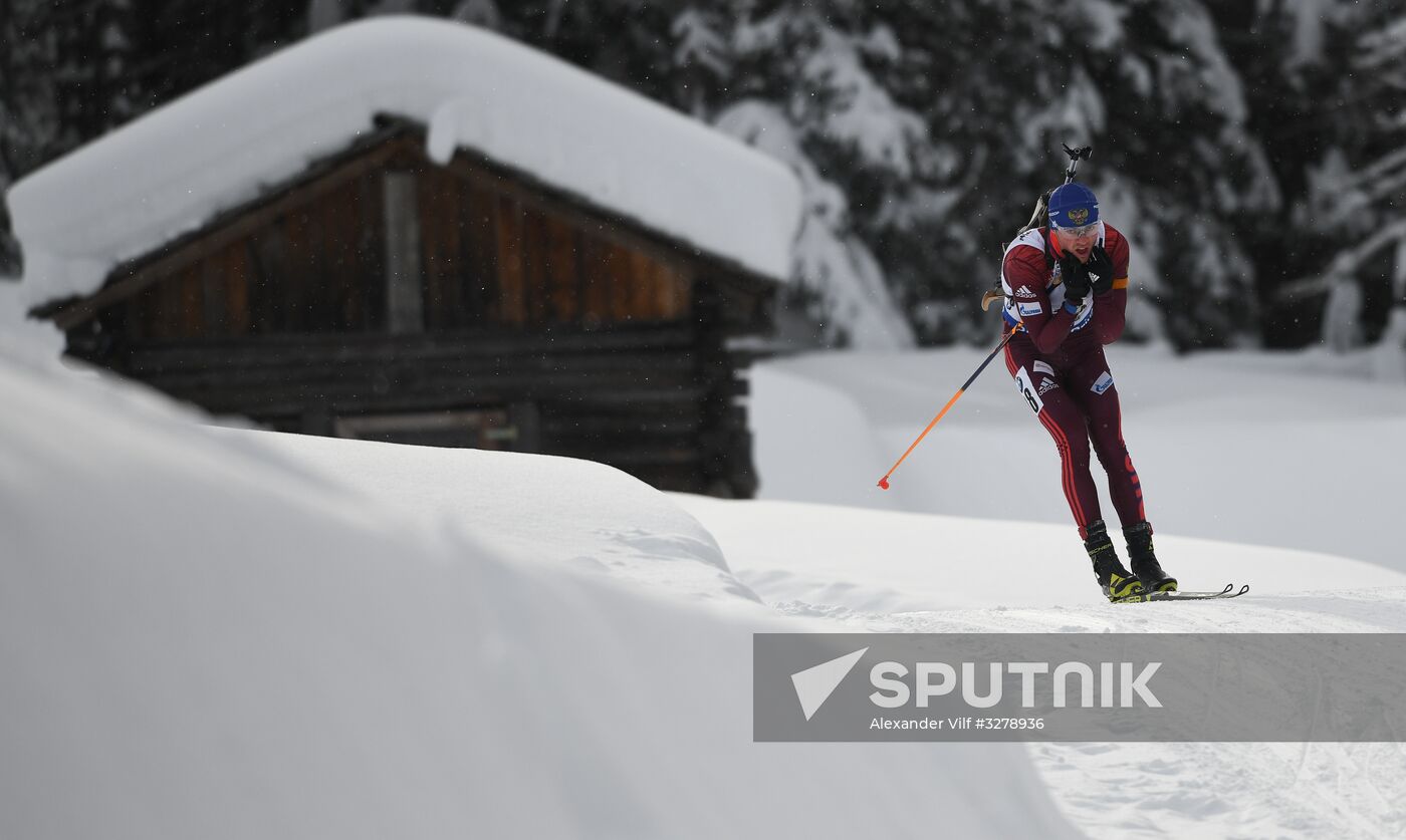 Biathlon World Cup 6. Men's mass start