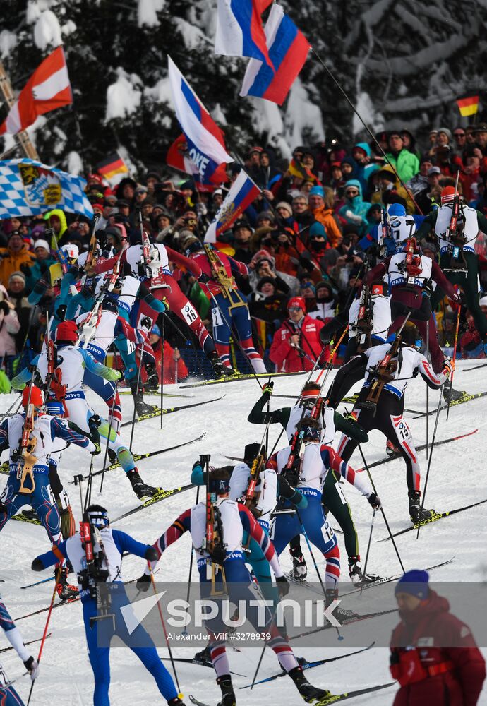 Biathlon World Cup 6. Men's mass start