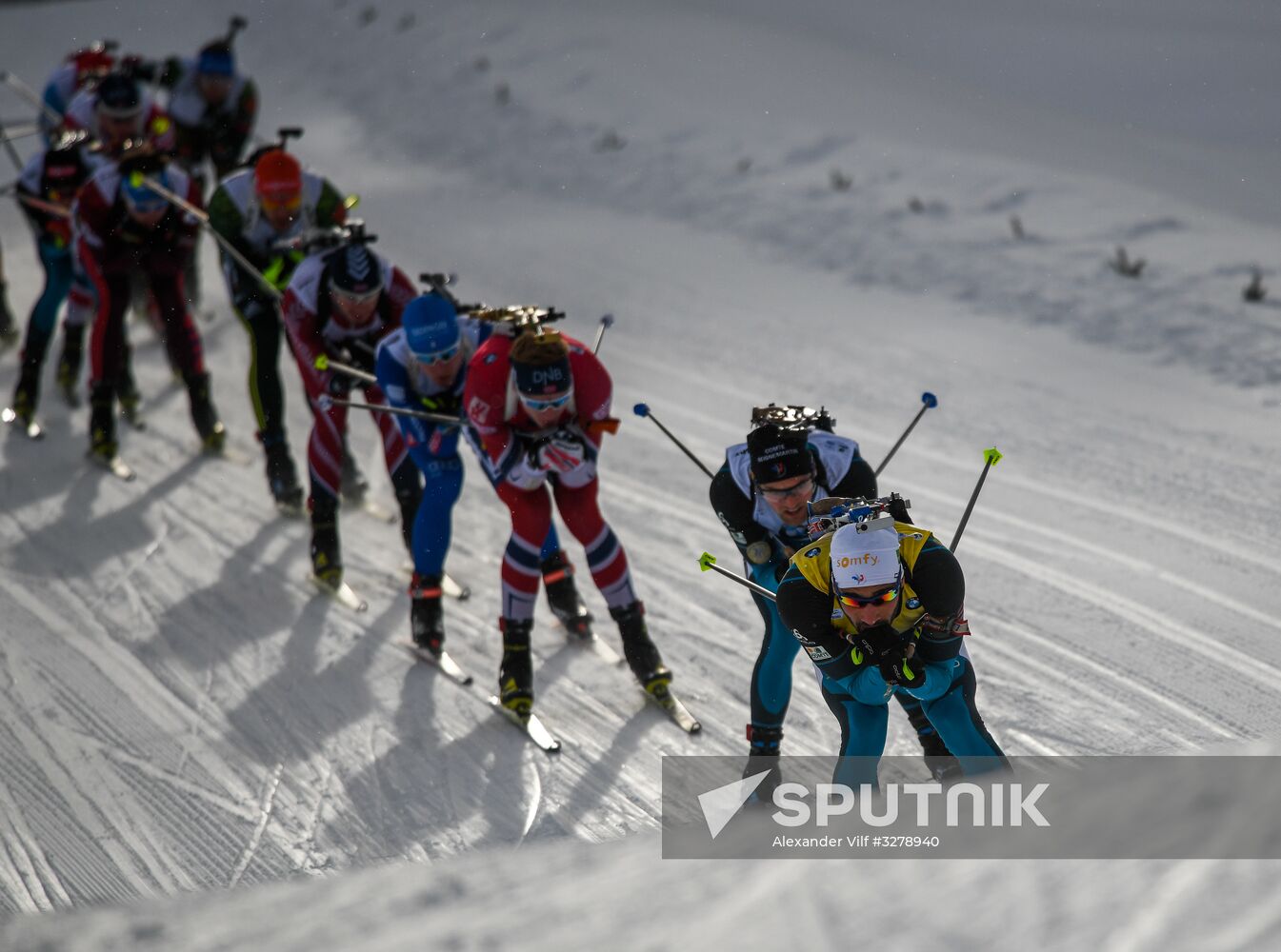 Biathlon World Cup 6. Men's mass start