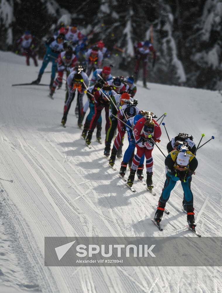 Biathlon World Cup 6. Men's mass start