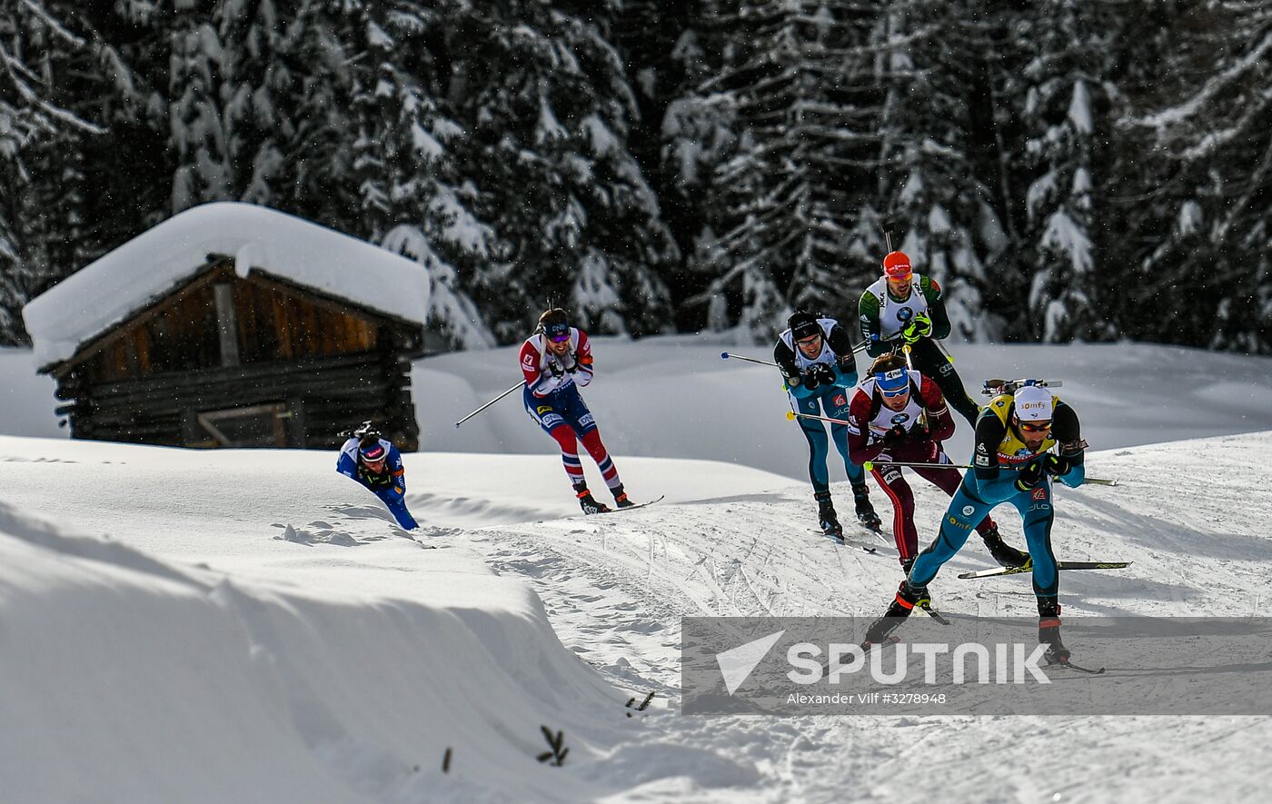 Biathlon World Cup 6. Men's mass start