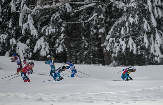 Biathlon World Cup 6. Men's mass start