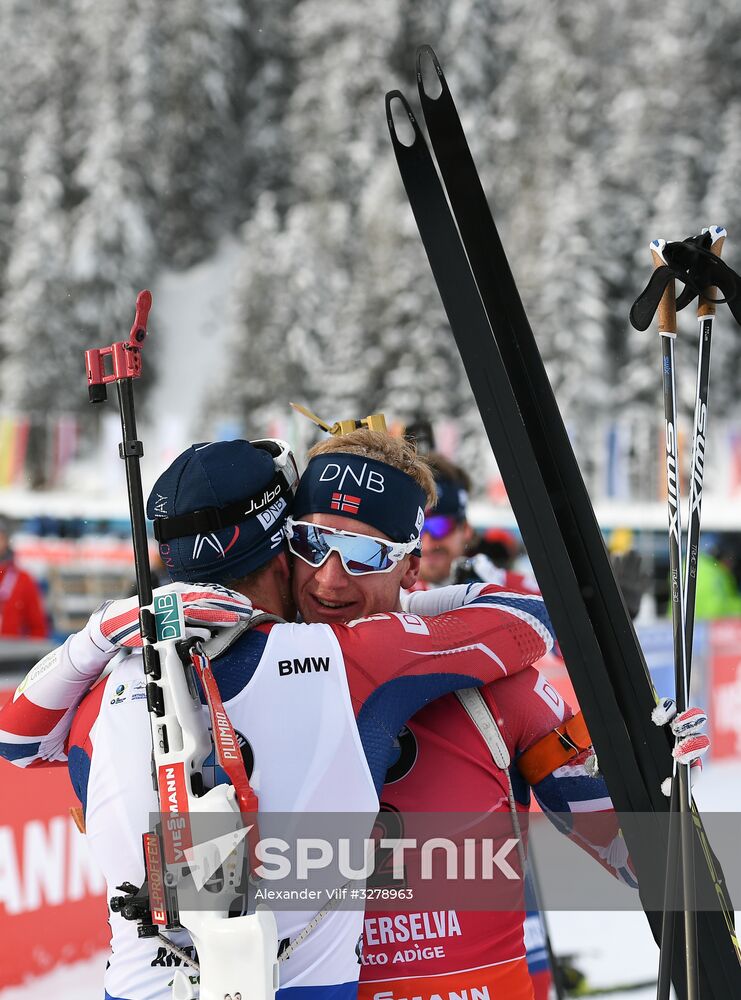 Biathlon World Cup 6. Men's mass start