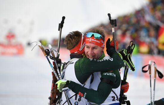 Biathlon World Cup 6. Men's mass start