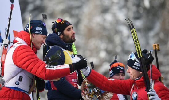 Biathlon World Cup 6. Men's mass start