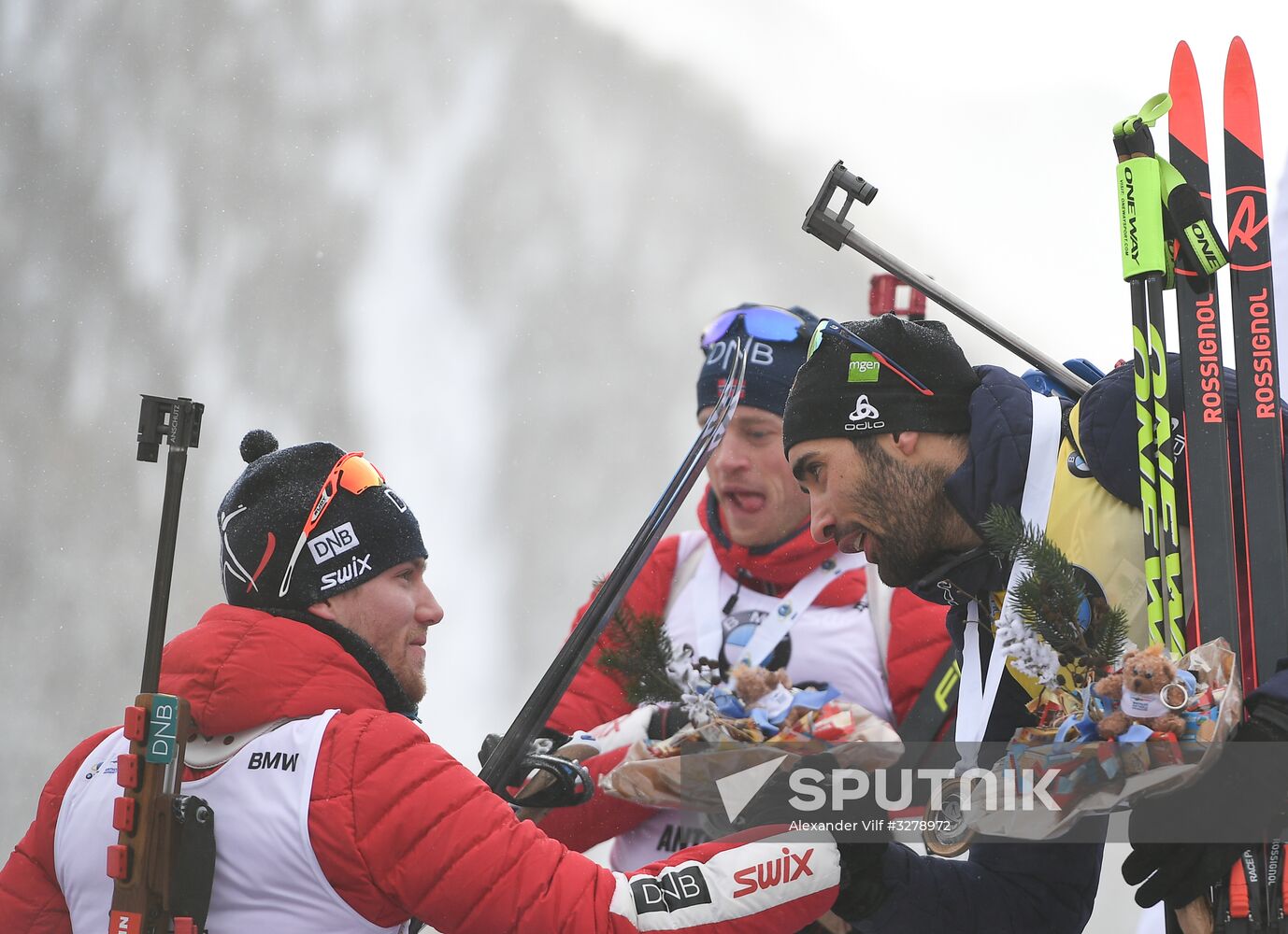 Biathlon World Cup 6. Men's mass start