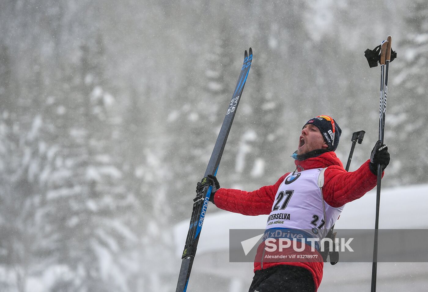 Biathlon World Cup 6. Men's mass start