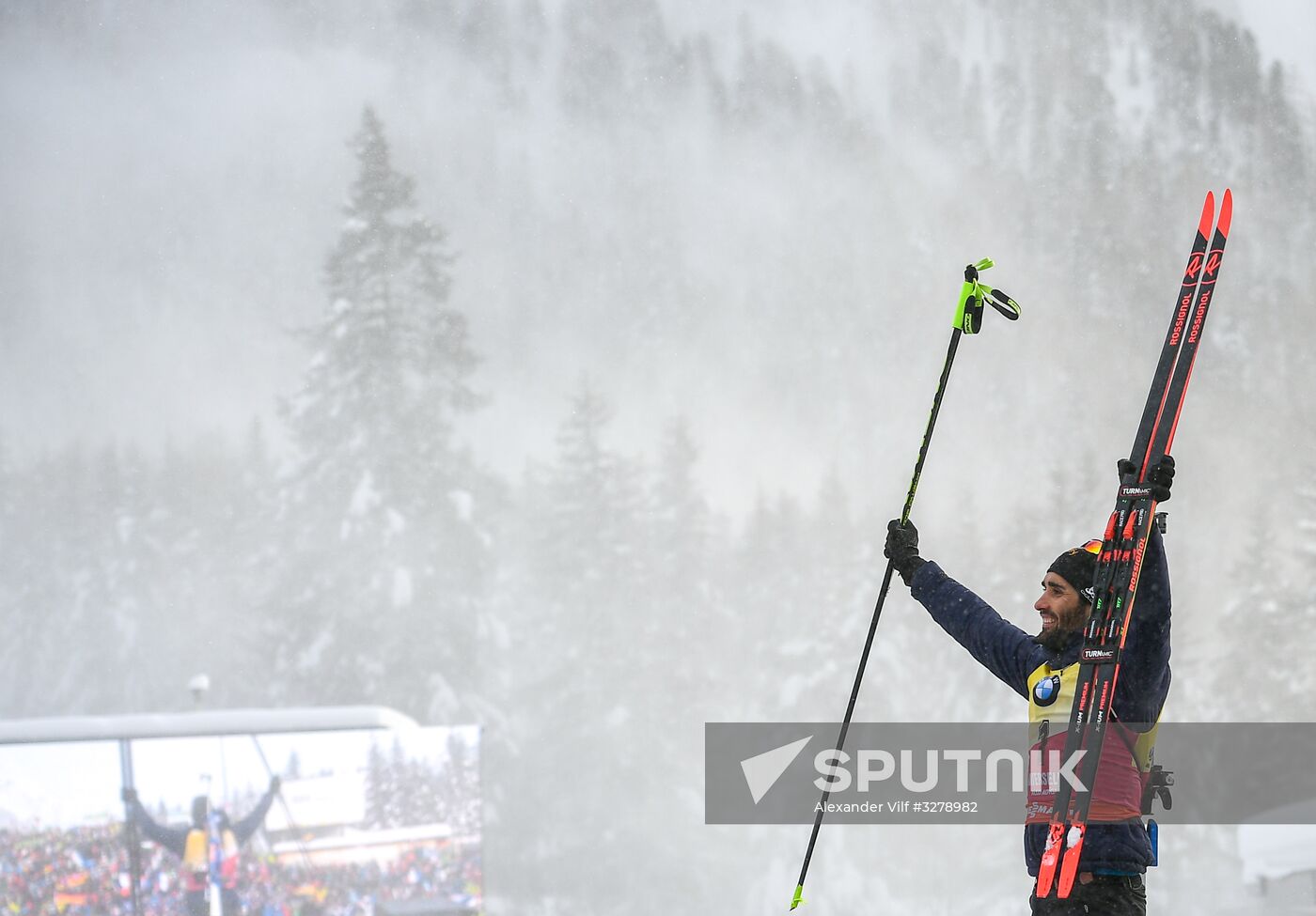 Biathlon World Cup 6. Men's mass start