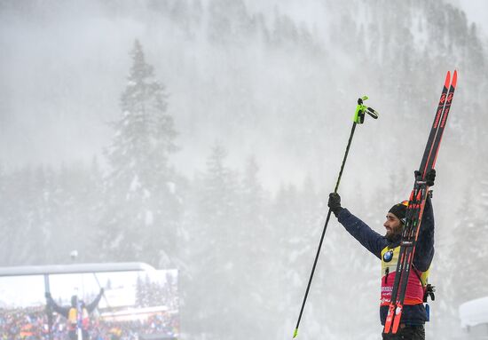 Biathlon World Cup 6. Men's mass start
