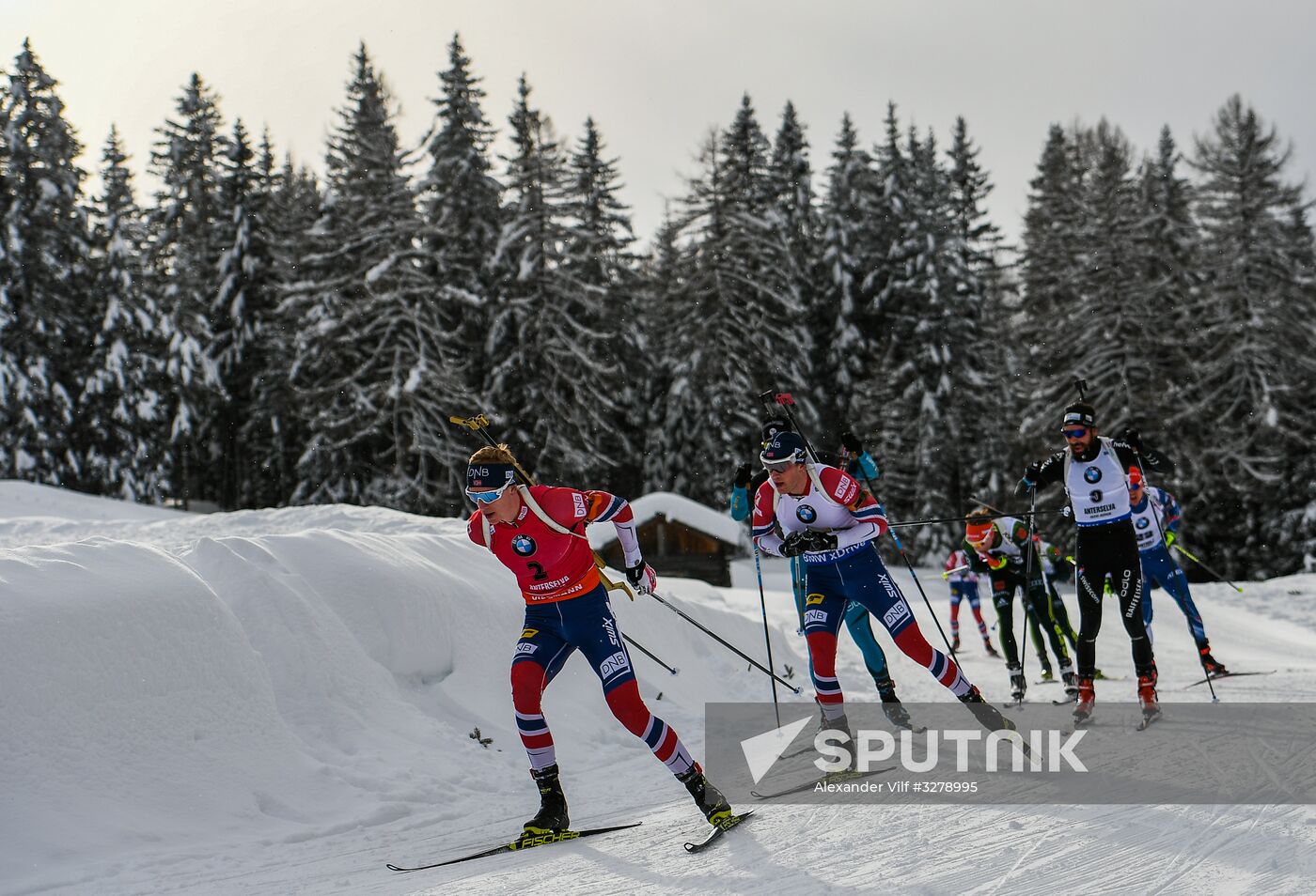 Biathlon World Cup 6. Men's mass start