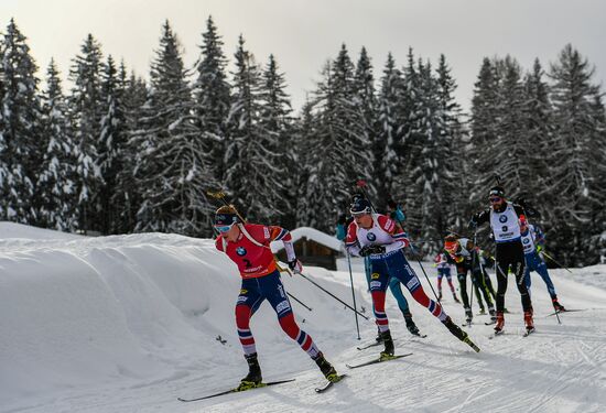 Biathlon World Cup 6. Men's mass start
