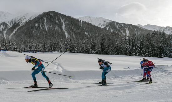 Biathlon World Cup 6. Men's mass start
