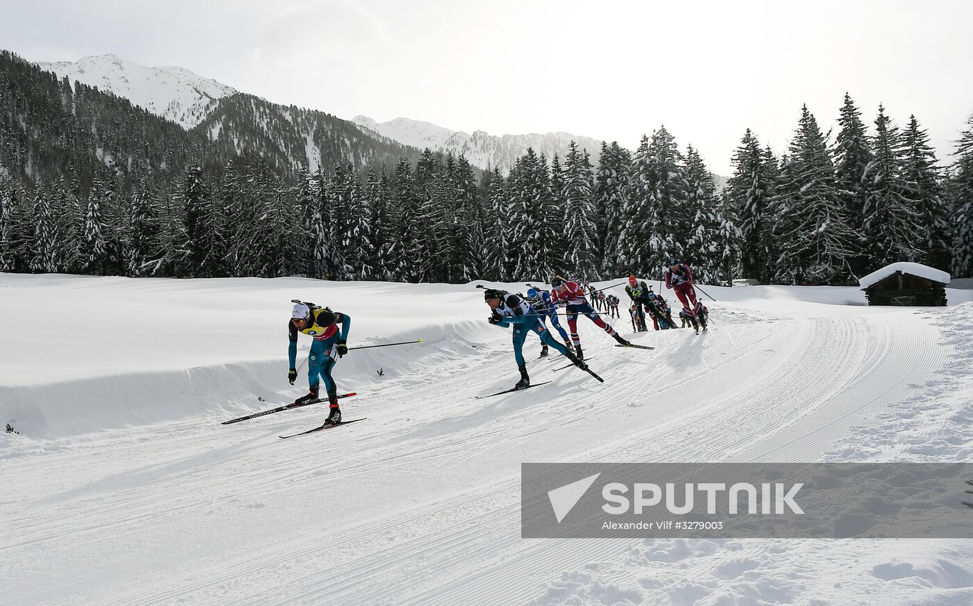 Biathlon World Cup 6. Men's mass start