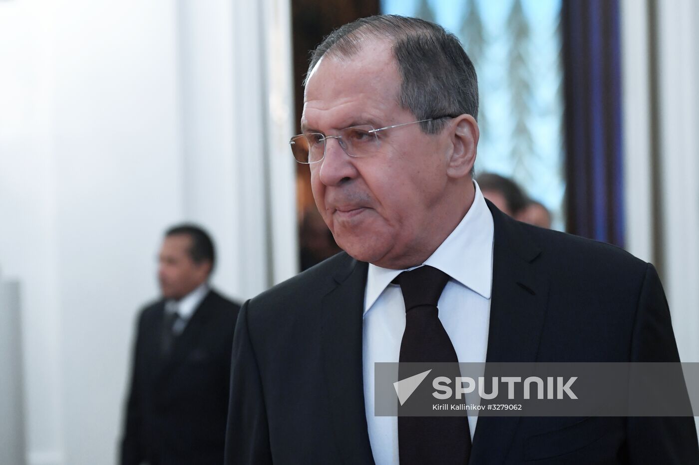 Russian Foreign Minister Lavrov meets with his Yemeni counterpart Al-Mekhlafi