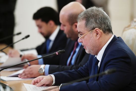 Russian Foreign Minister Lavrov meets with his Yemeni counterpart Al-Mekhlafi