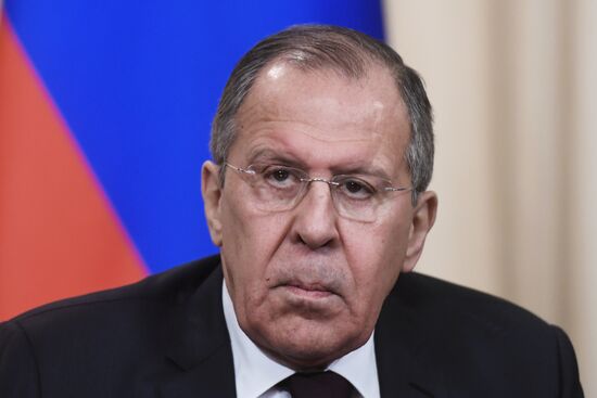 Russian Foreign Minister Lavrov meets with his Yemeni counterpart Al-Mekhlafi