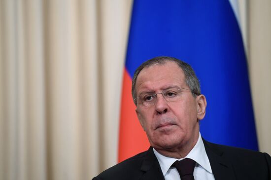 Russian Foreign Minister Lavrov meets with his Yemeni counterpart Al-Mekhlafi