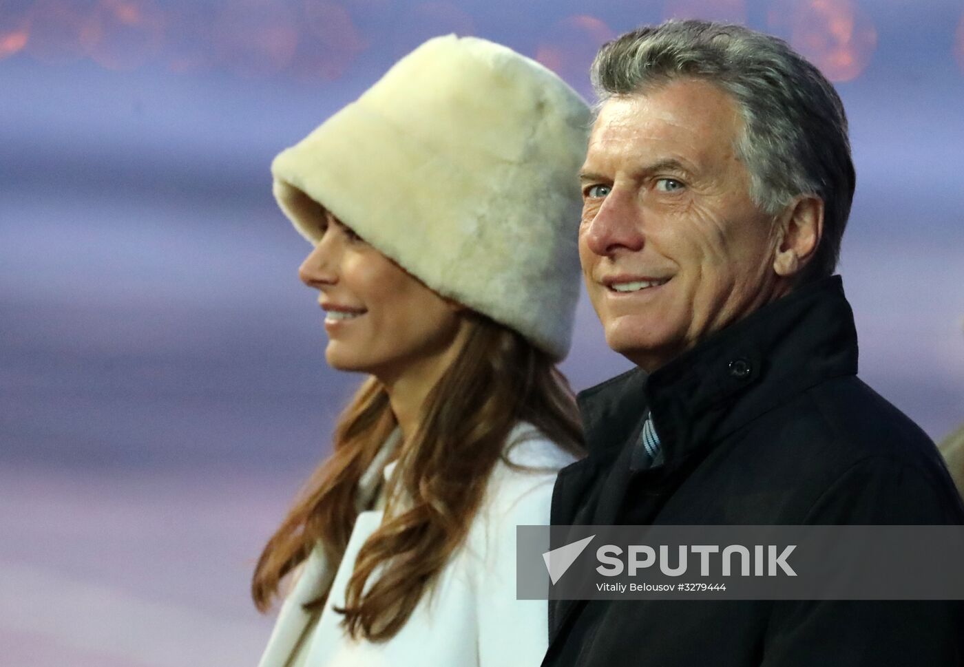 President of Argentina Mauricio Macri arrives in Moscow