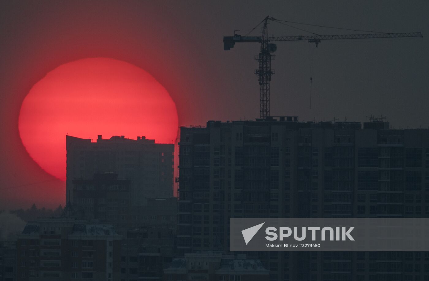 Winter sunset