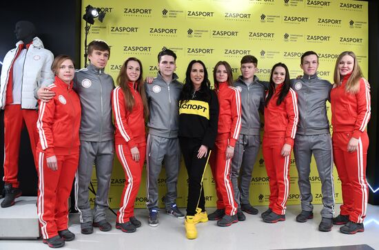 Outfits of Russian team for 2018 Olympics
