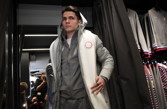 Outfits of Russian team for 2018 Olympics