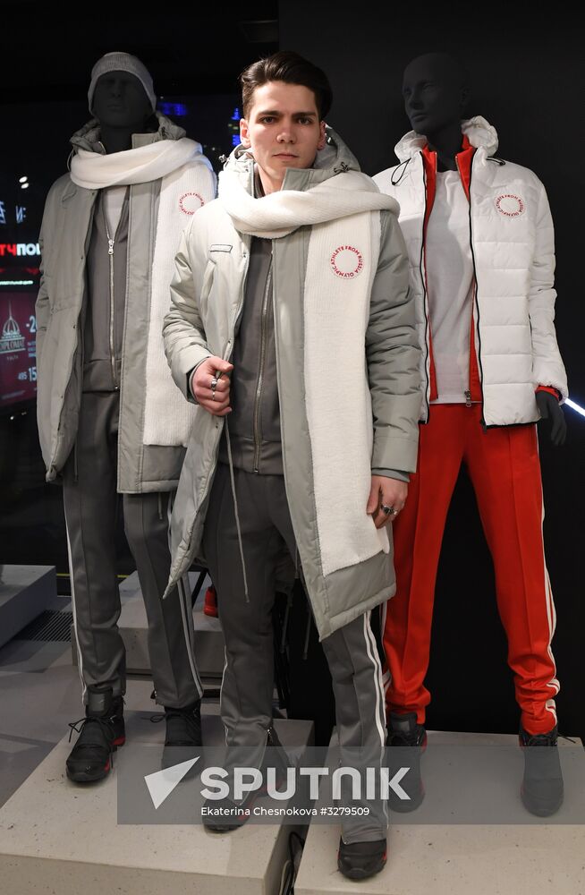 Outfits of Russian team for 2018 Olympics