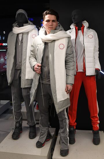 Outfits of Russian team for 2018 Olympics