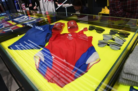 Outfits of Russian team for 2018 Olympics