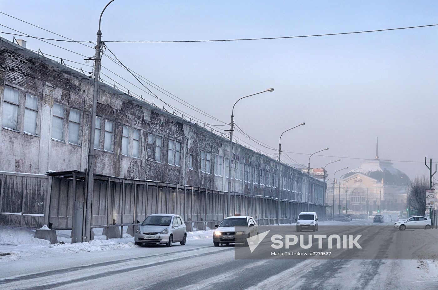 Low temperatures in Krasnoyarsk