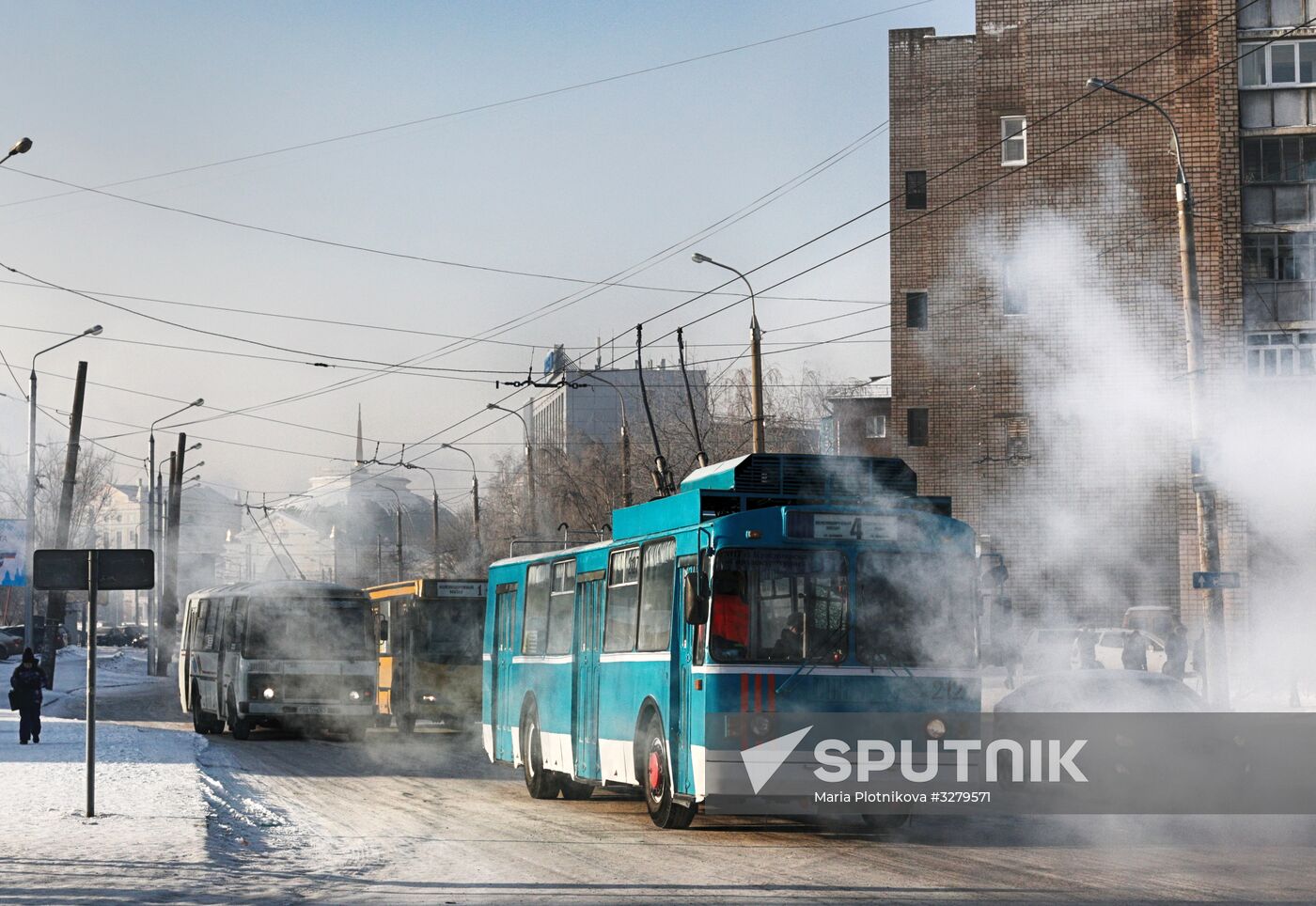 Low temperatures in Krasnoyarsk