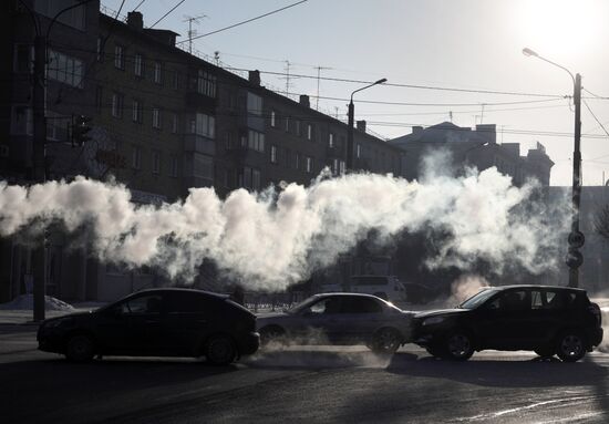 Low temperatures in Krasnoyarsk