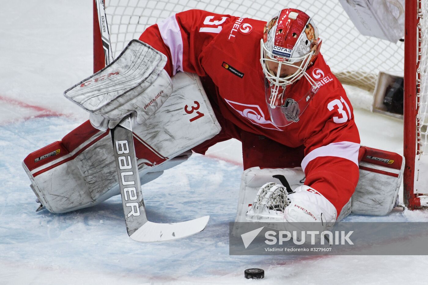 Ice hockey. KHL. Spartak vs. Severstal