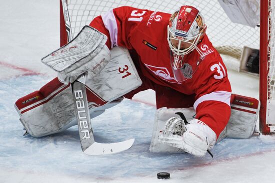 Ice hockey. KHL. Spartak vs. Severstal