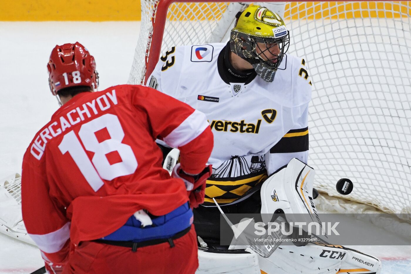 Ice hockey. KHL. Spartak vs. Severstal