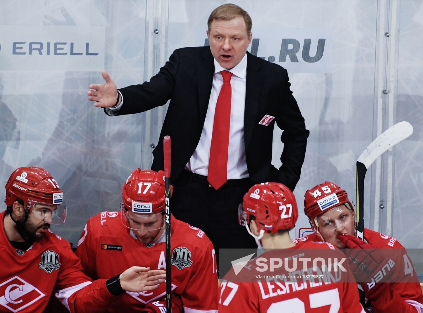 Ice hockey. KHL. Spartak vs. Severstal