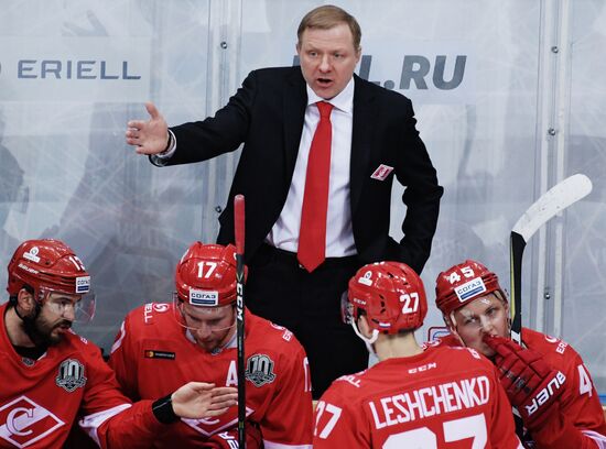 Ice hockey. KHL. Spartak vs. Severstal