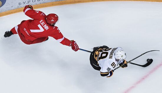 Ice hockey. KHL. Spartak vs. Severstal
