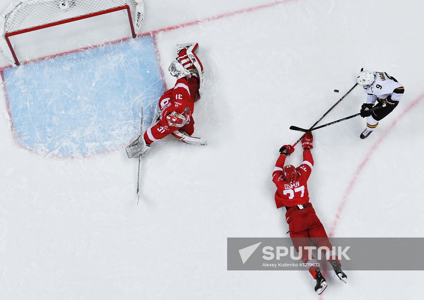 Ice hockey. KHL. Spartak vs. Severstal