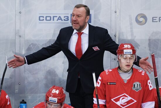 Ice hockey. KHL. Spartak vs. Severstal