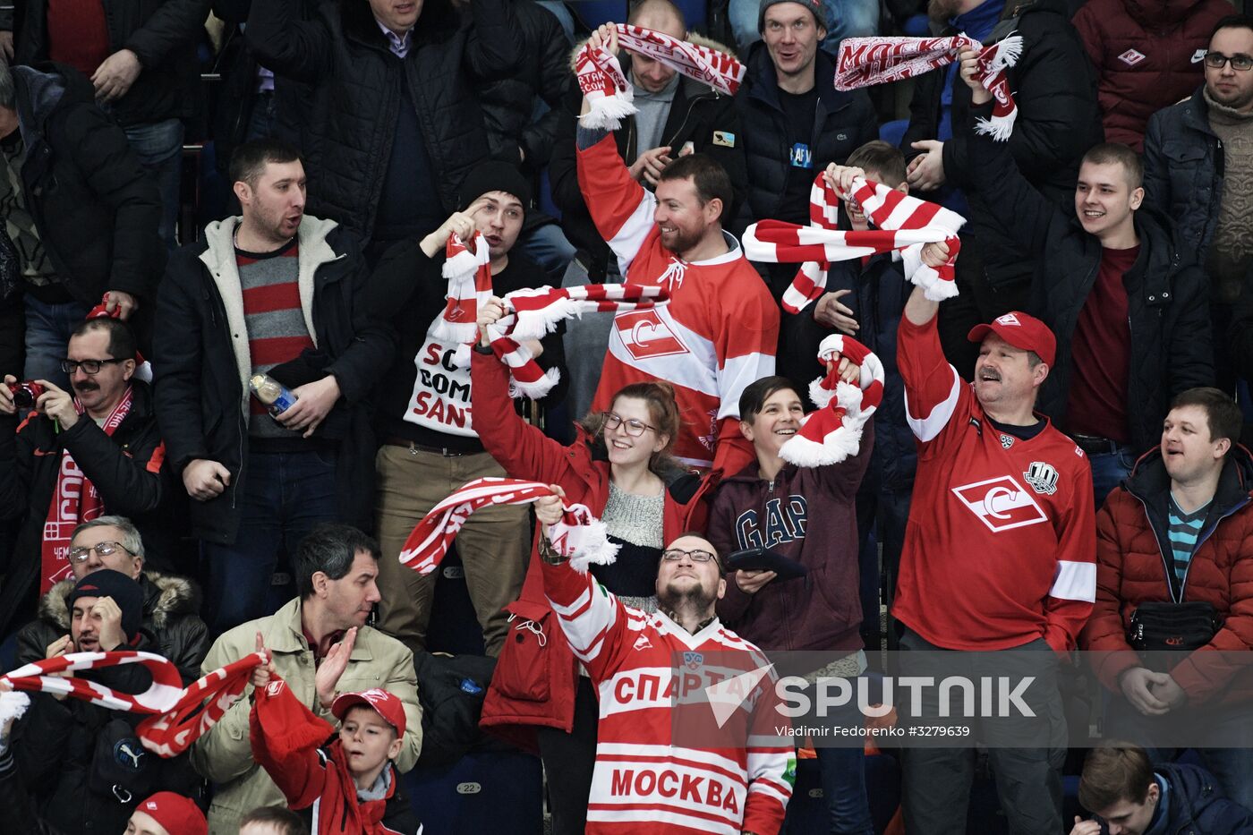 Ice hockey. KHL. Spartak vs. Severstal