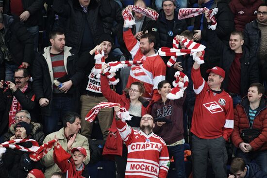 Ice hockey. KHL. Spartak vs. Severstal