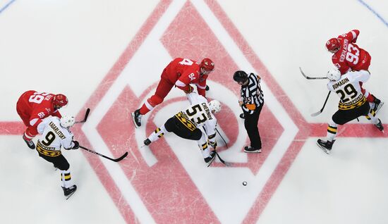 Ice hockey. KHL. Spartak vs. Severstal