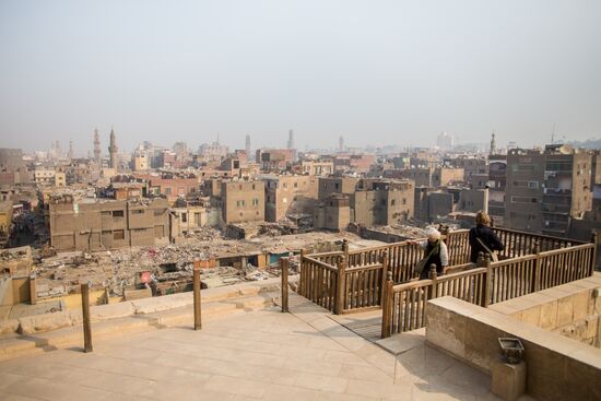 October bridge one of the largest bridges in Cairo and shows in