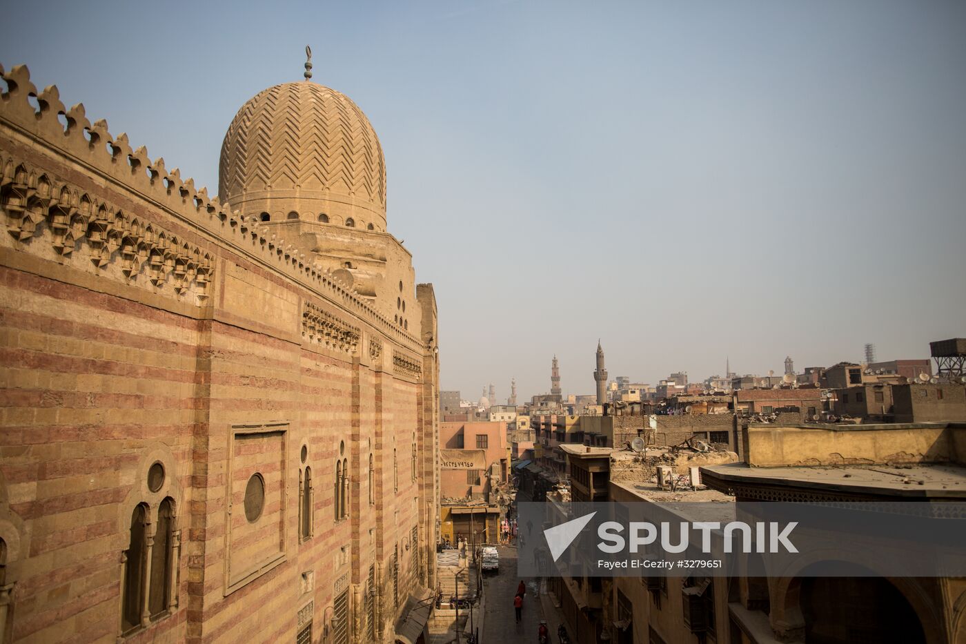 October bridge one of the largest bridges in Cairo and shows in